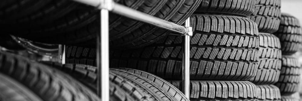 winter auto tires without rims on the wheel storage